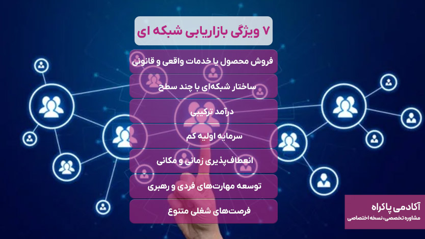 7 ویژگی بازاریابی شبکه ای