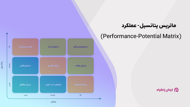 ماتریس پتانسیل- عملکرد برای بررسی عملکرد کارکنان