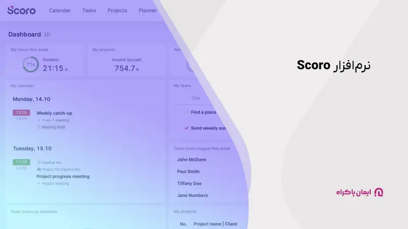 نرم‌افزار Scoro 