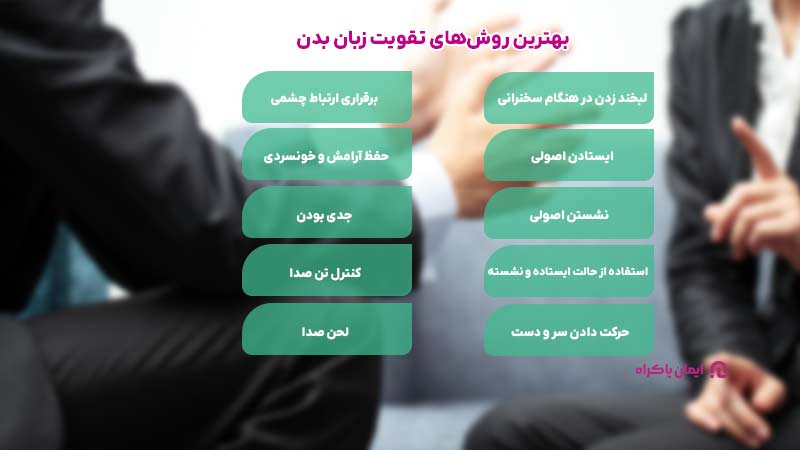 بهترین روش های تقویت زبان بدن