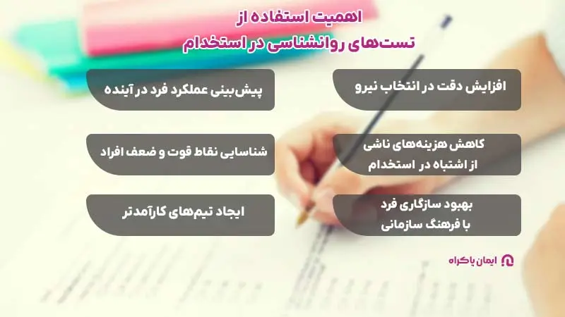 اهمیت تست‌های روانشناسی در استخدام