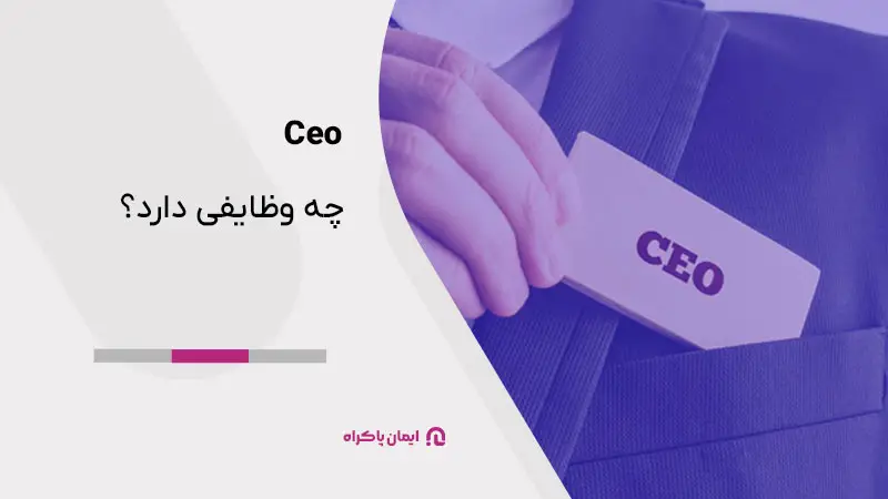 Ceo چه وظایفی دارد؟