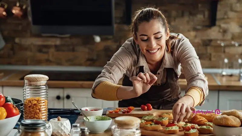 پخت غذای خانگی