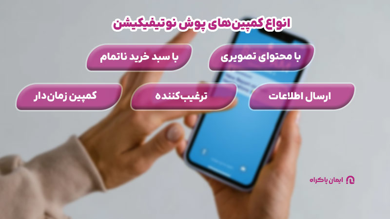 انواع کمپین‌های پوش نوتیفیکیشن