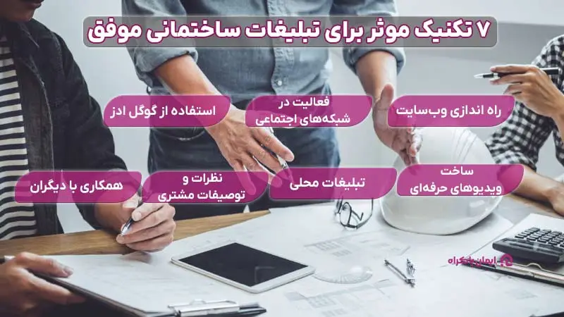 تکنیک های تبلیغات ساختمانی موفق