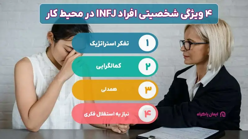 ویژگی شخصیتی افراد INFJ در محیط کار