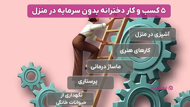 کسب و کار دخترانه بدون سرمایه در منزل