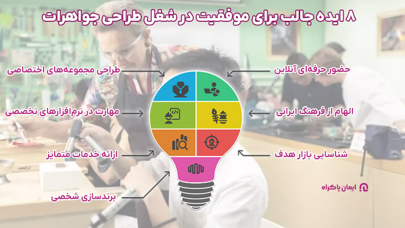 8 ایده جالب برای موفقیت در شغل طراحی جواهرات
