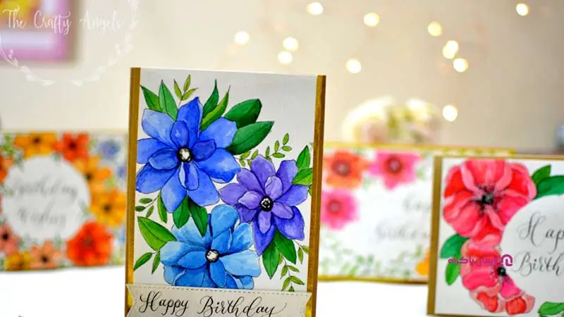 طراحی کارت پستال یا تبریک دست‌ساز