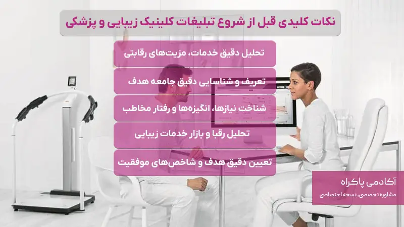 نکات کلیدی قبل از شروع تبلیغات کلینیک زیبایی و پزشکی