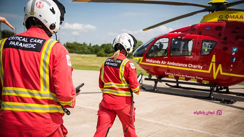 پرسنل فوریت پزشکی هوایی