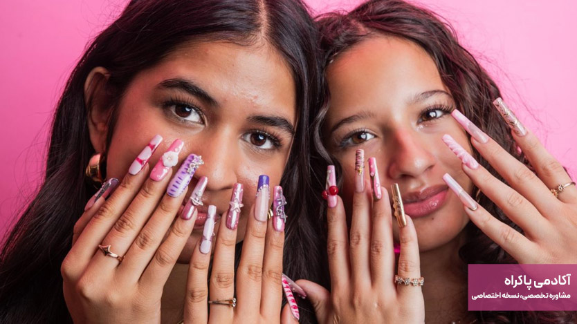 همکاری با اینفلوئنسرها کاشت ناخن 