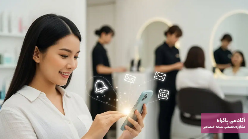 استفاده از نوبت دهی آنلاین و احترام به وقت مشتری