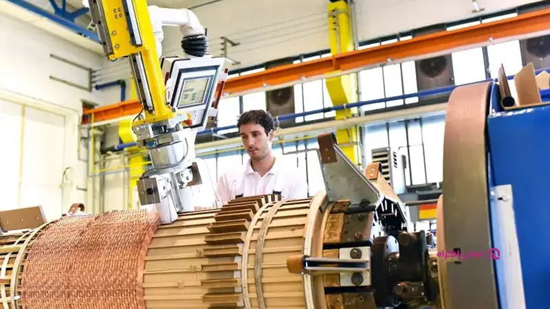 استخدام سیم پیچ در کارخانهها و شرکتهای تولیدی