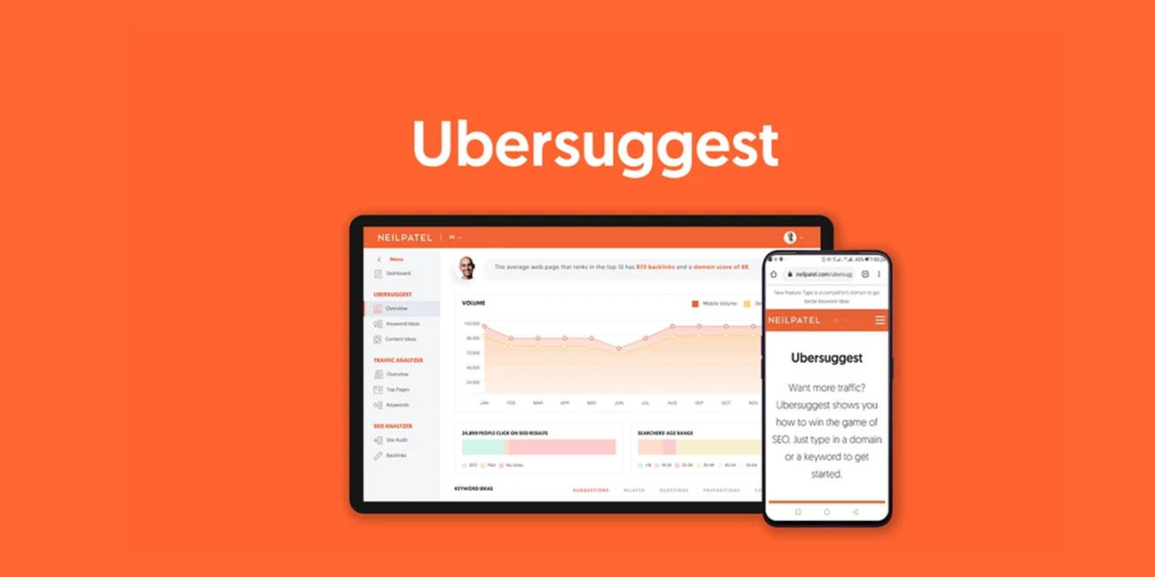 آموزش استفاده از ابزار Ubersuggest