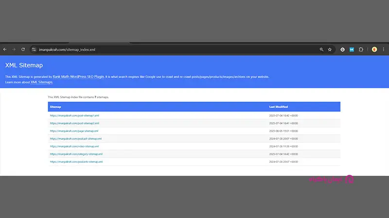 ثبت سایت مپ در سرچ کنسول 