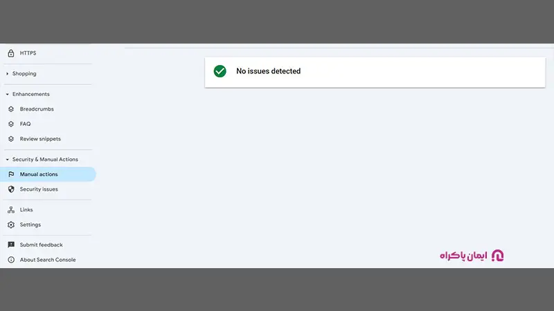 Security & Manual Actions