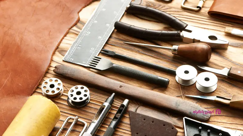 ابزارآلات و تجهیزات مورد نیاز برای چرم دوزی