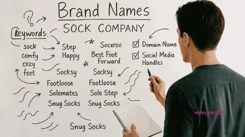 انتخاب نام و برند تولیدی جوراب