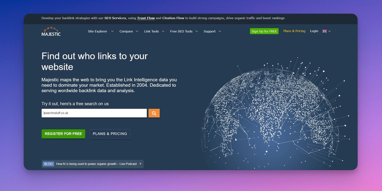 آموزش استفاده از ابزار Majestic SEO