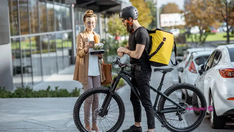 ارسال محلی با موتور/دوچرخه