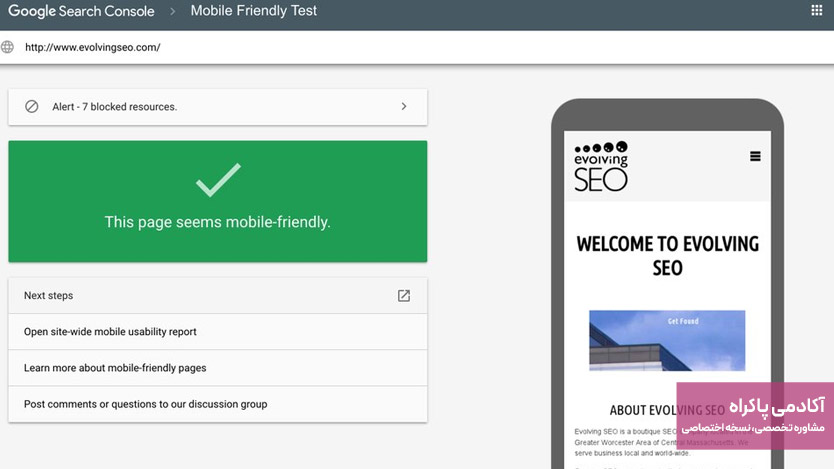 Google Mobile-Friendly Test