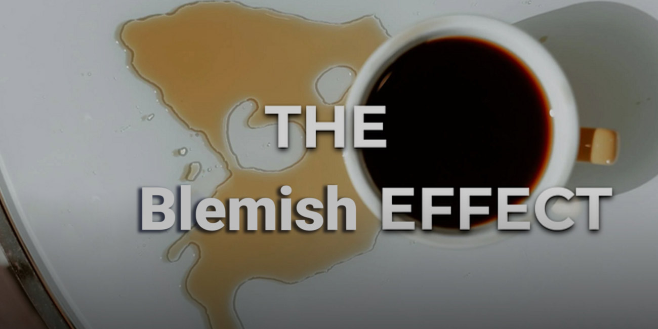 تکنیک “Blemish Effect” یا اثر لکه در بازاریابی و فروش