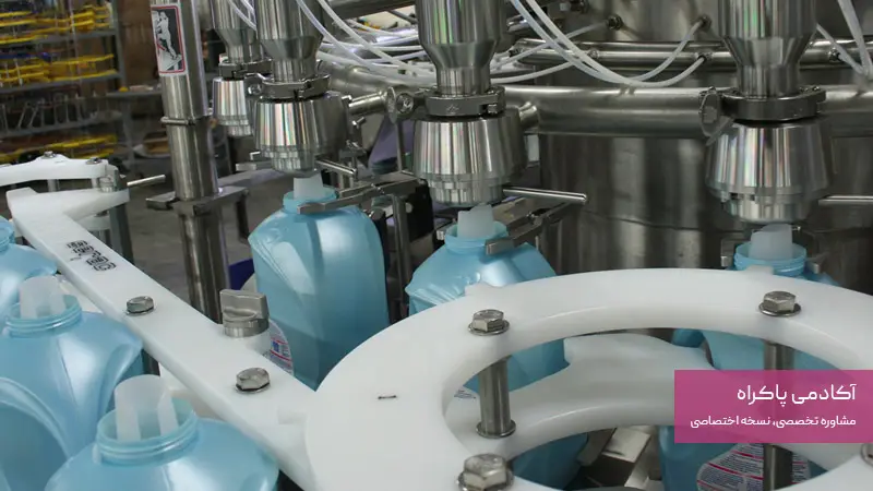 دستگاه پرکن مواد شوینده