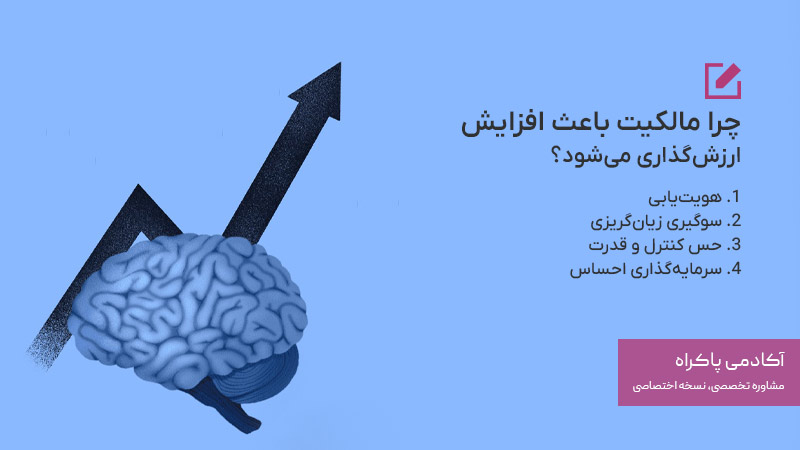 چرا مالکیت باعث افزایش ارزش‌گذاری می‌شود؟ 