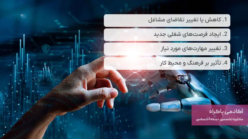 پیامدهای احتمالی هوش مصنوعی در بازار و محیط کار