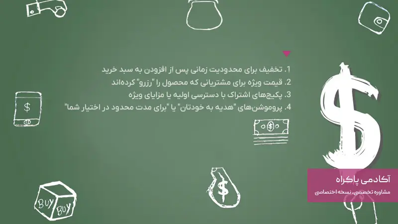 تاکتیک‌های قیمت‌گذاری و پروموشن مبتنی بر مالکیت