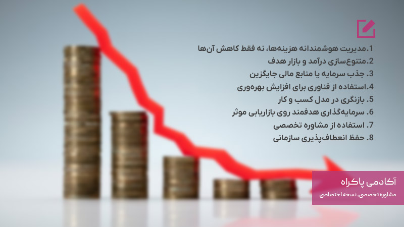 مقابله با مشکلات اقتصادی در کسب و کار