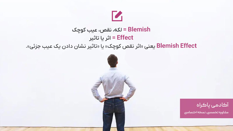تکنیک "Blemish Effect" یا اثر لکه در بازاریابی و فروش چیست؟