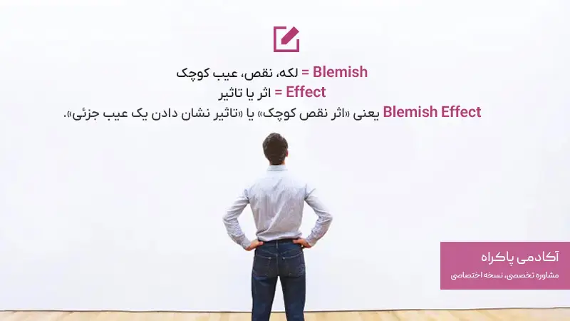 تکنیک "Blemish Effect" یا اثر لکه در بازاریابی و فروش چیست؟