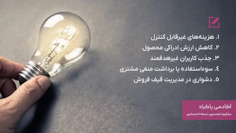 چالشها و خطرات استفاده از پیشنهاد رایگا