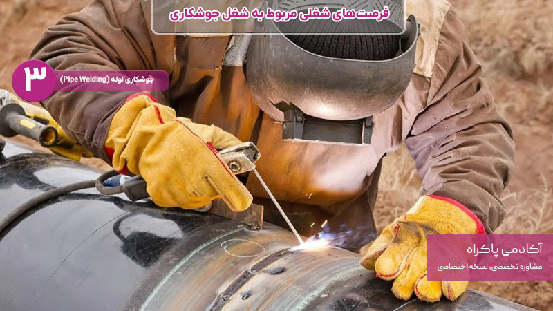 جوشکاری لوله از شغل های مرتبط با جوشکاری