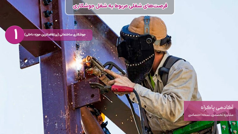 جوشکاری ساختمانی از شغل های مرتبط با جوشکاری