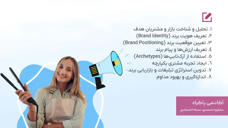 مراحل استراتژی برندینگ برای سالن زیبایی و آرایشگاه های زنانه