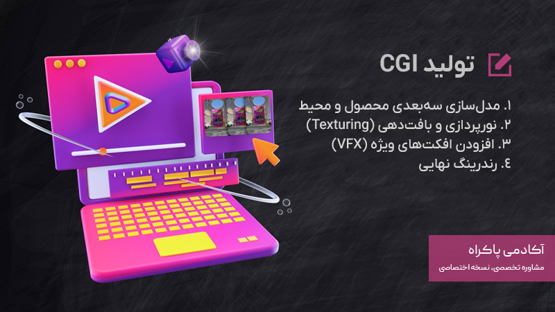 تولید تصاویر CGI 