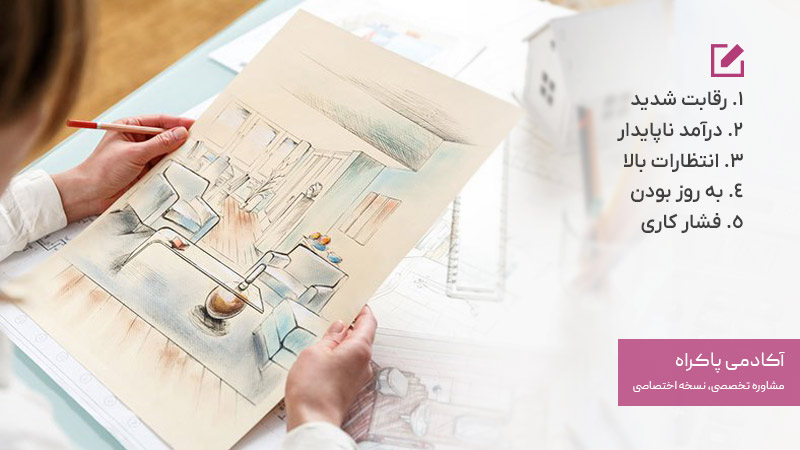 چالشهای رشته طراحی داخلی