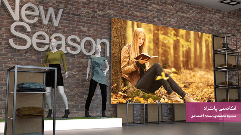  تبلیغات محیطی لایت‌باکس داخلی