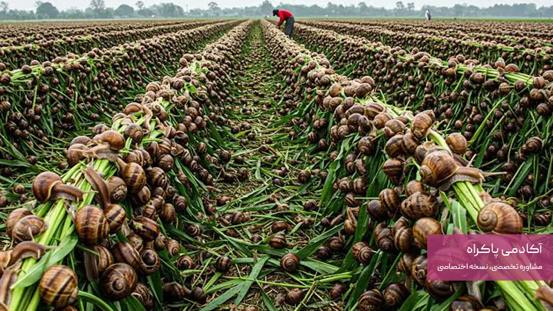 توسعه و گسترش کسب و کار پرورش حلزون