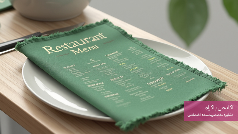 طراحی منوی رستوران