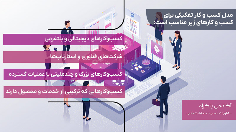 کسب و کارهای سازگار با مدل کسب و کار تفکیکی