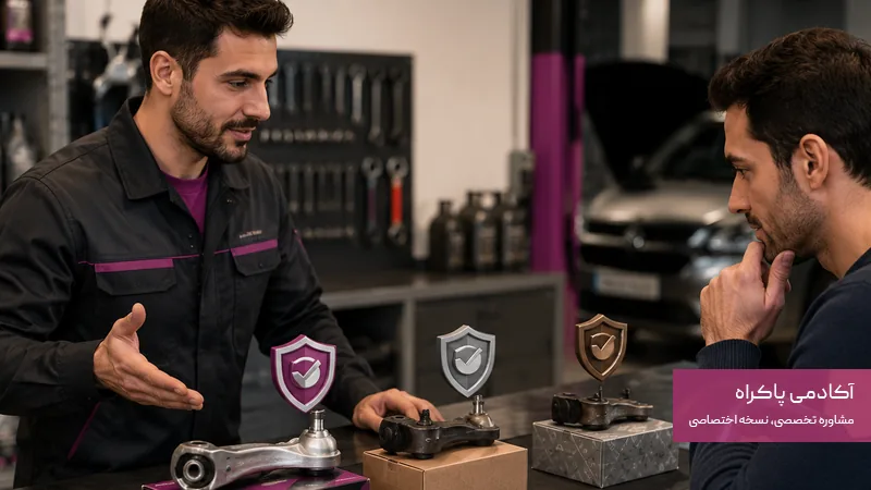 قطعه را برای نظر شخص دوم نگهدارید