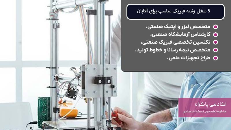 5 شغل رشته فیزیک مناسب برای آقایان