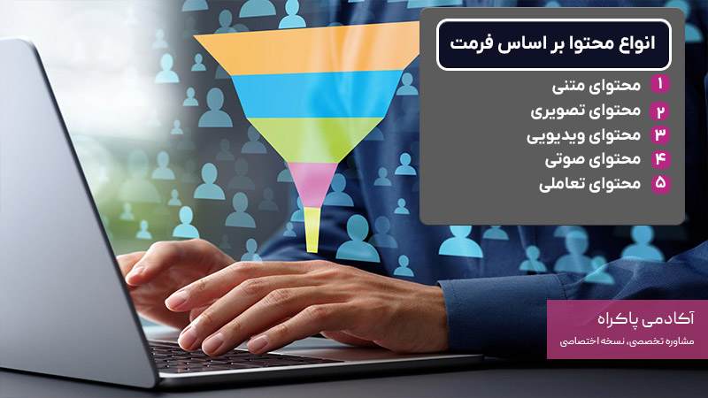 انواع محتوا بر اساس فرمت