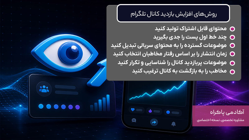 روش‌های افزایش بازدید کانال تلگرام