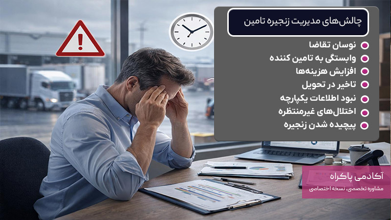 چالش‌های مدیریت زنجیره تامین