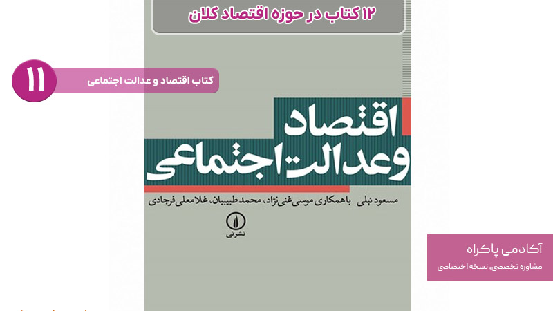 کتاب اقتصاد و عدالت اجتماعی از کتاب های مرتبط با اقتصاد